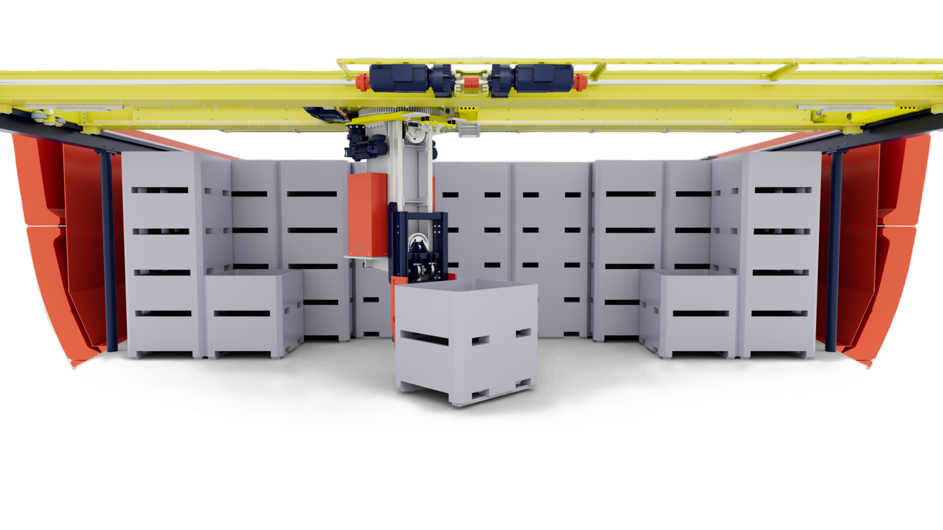 Overzicht van het heftrucksysteem